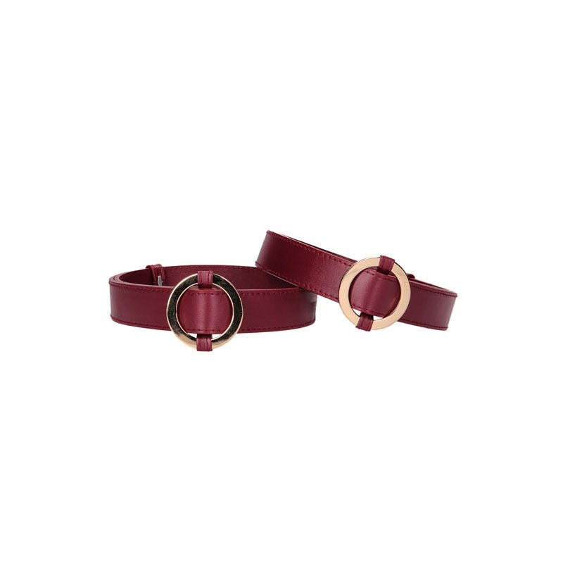 Ouch! - halo - thigh cuffs - red, Product side view  | Flirtybay.com.au